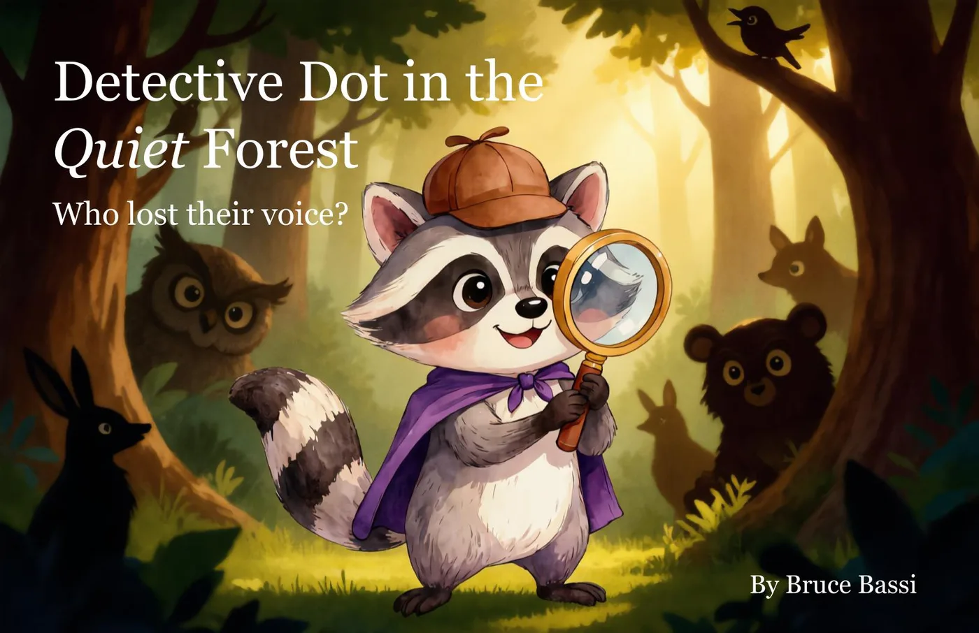 Detective Dot in the Quiet Forest — book cover